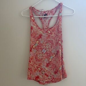 Soffe Women's Red Patterned Tank Top